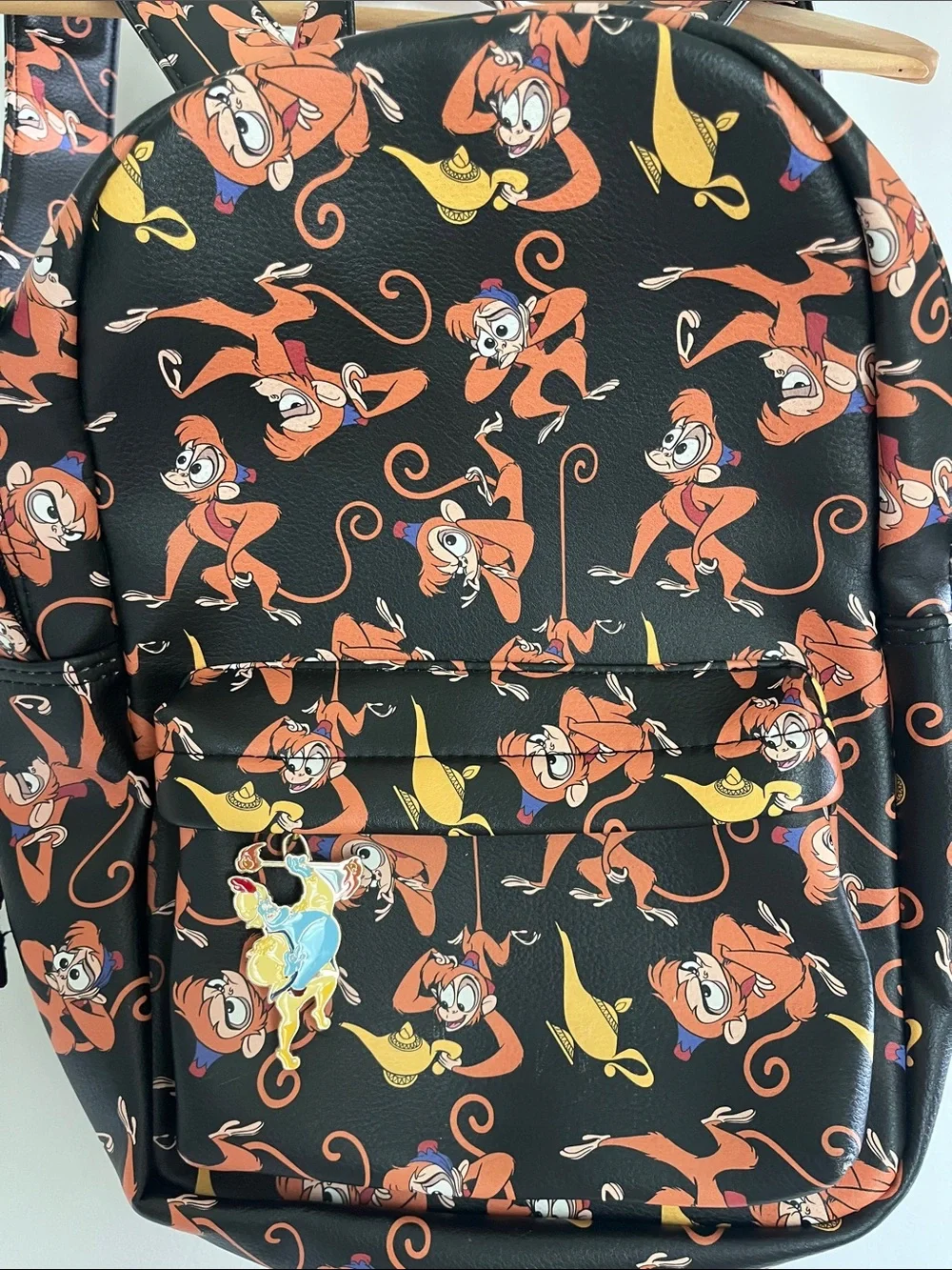 Disney Black Backpack with Orange and Yellow  